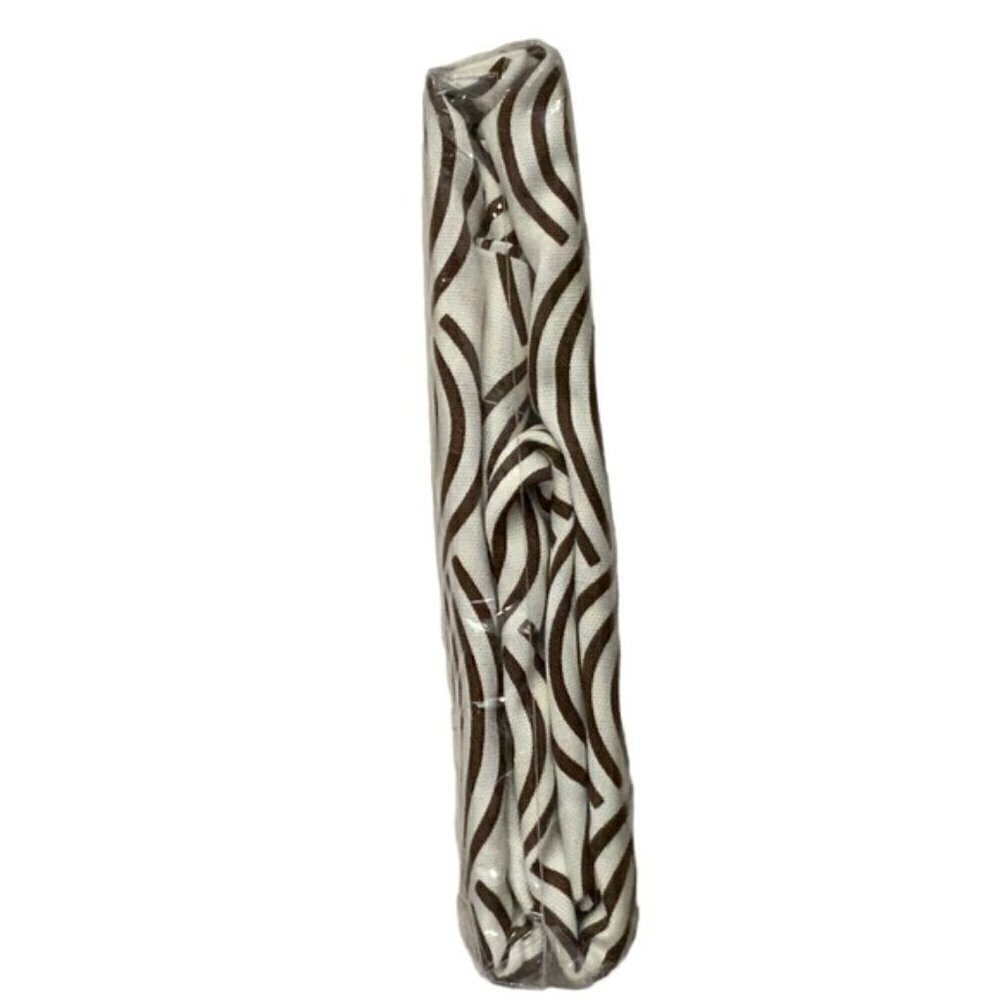 PAIRS to Go Curtain Panels Zaya Neutral Chocolate Brown 2 Panel Set 28” x 84” - Picture 6 of 13